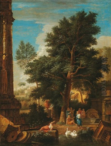 Landschaft by Jan Frans van Bloemen