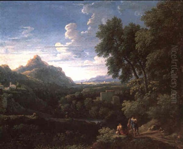 Paesaggio Laziale Oil Painting by Jan Frans van Bloemen