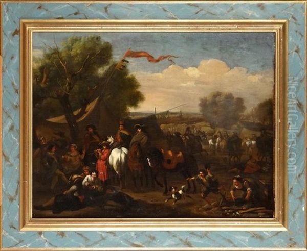 Siege De La Ville De Mons Par Louis Xiv En 1691 by Pieter van Bloemen