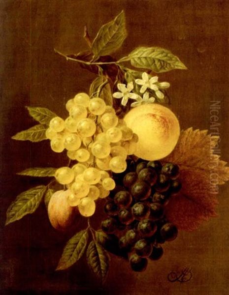 Fruchte- Und Blutengehange Oil Painting by Arnoldus Bloemers