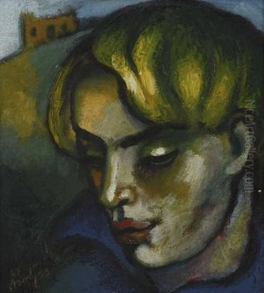 Blonde Seuntjie Oil Painting by Johannes Petrus Blom