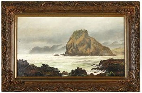 Piha Oil Painting by Charles Blomfield