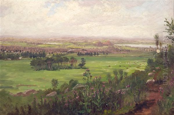 View Across The Plains Oil Painting by Charles Blomfield