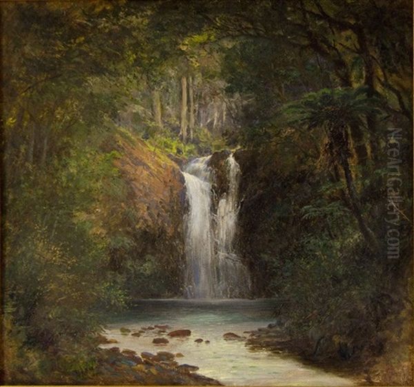 Hunua Falls by Charles Blomfield