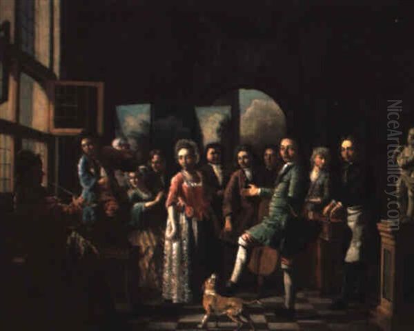 La Danse Dans L'atelier Oil Painting by Maximilian Blommaerdt