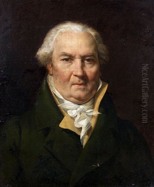 Portrait D'homme Oil Painting by Merry-Joseph Blondel