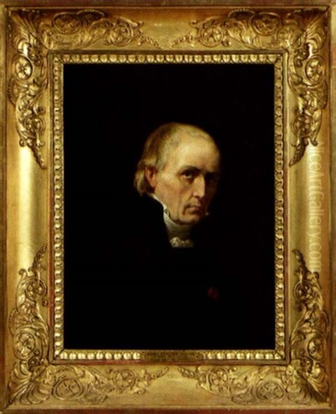 Portrait De Charles Percier Oil Painting by Merry-Joseph Blondel