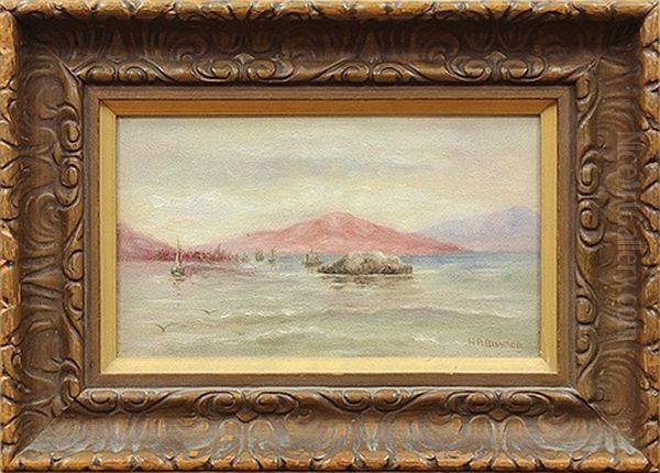 Mount Tamalpais At Dusk Oil Painting by Hiram Reynolds Bloomer