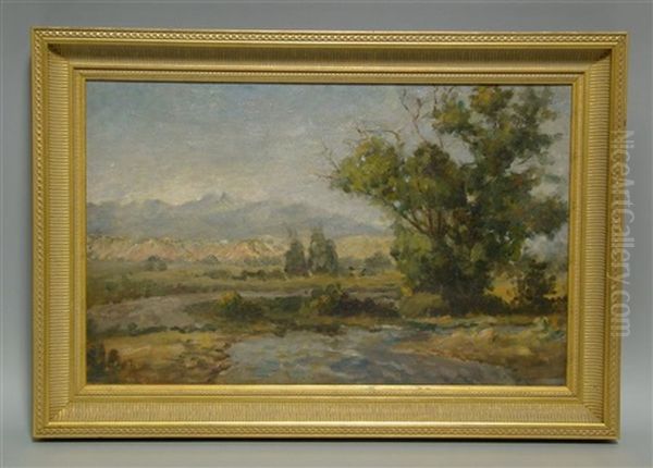 California Landscape Oil Painting by Hiram Reynolds Bloomer