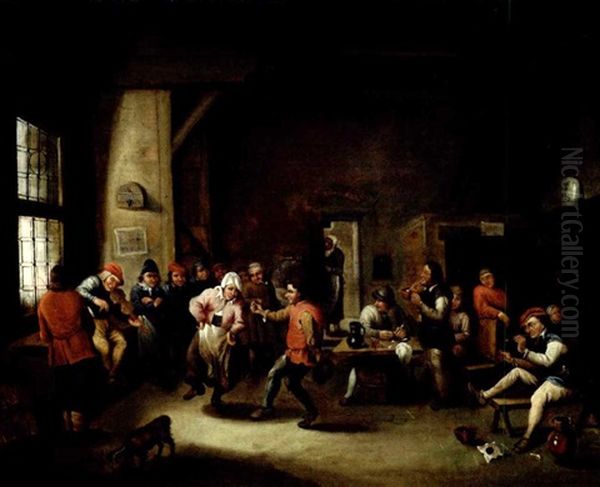 Der Tanz Im Wirtshaus Oil Painting by Pieter de Bloot