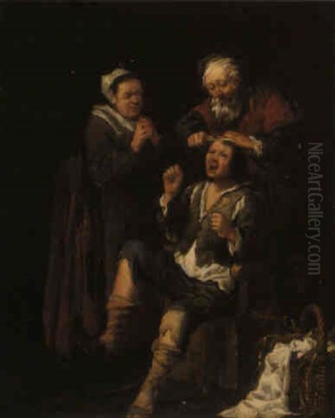 The Stone Operation Oil Painting by Pieter de Bloot