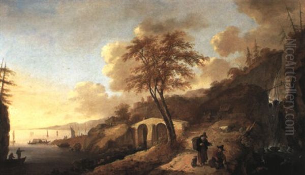 Kustenlandschaft Oil Painting by Pieter de Bloot