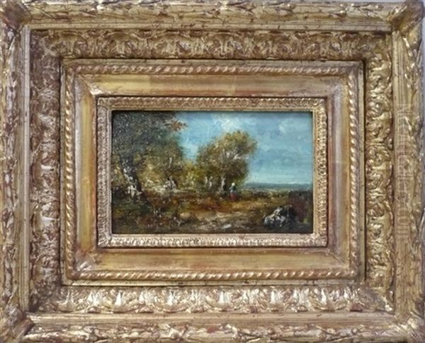 Paysage Orientaliste Oil Painting by Eugene Blot