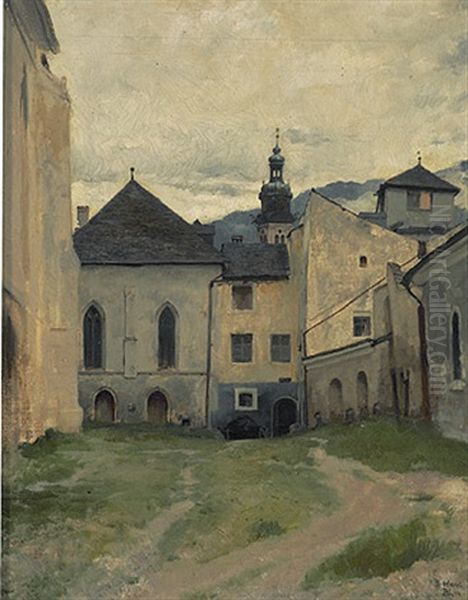 Brixen Sudtirol Oil Painting by Hans Blum