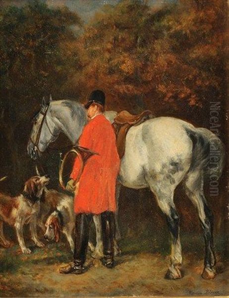 Le Piqueur Oil Painting by Maurice Blum