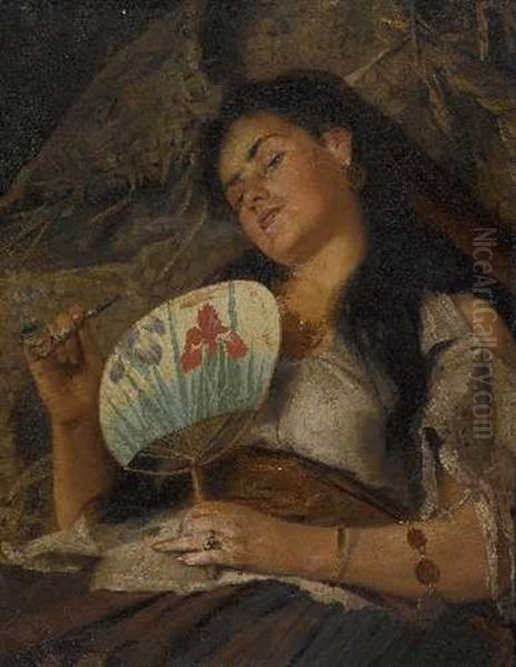 Dolce Far Niente Oil Painting by Edmund Blume