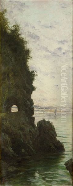 Scorcio Oil Painting by Giacinto Bo