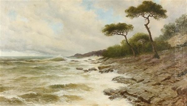 Ligurische Kuste Oil Painting by Giacinto Bo