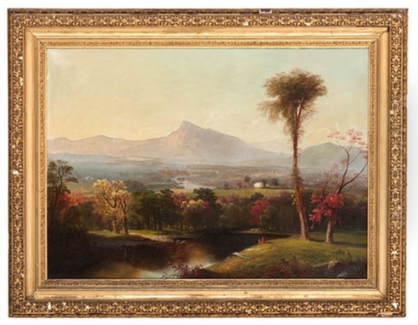 White Mountain Views (3 Works) Oil Painting by William G. Boardman