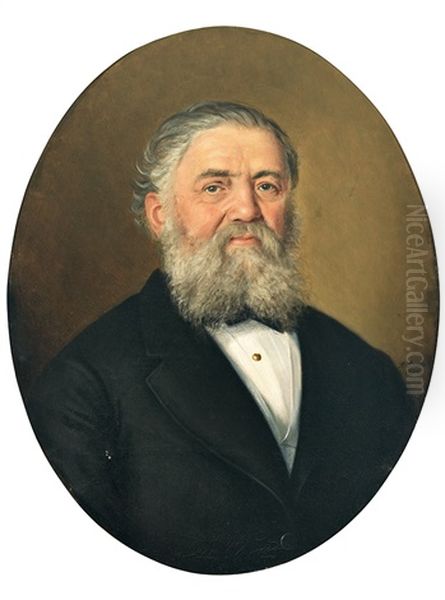 Portrait Des Johannes Schmid Aus Thalwil Oil Painting by Anton Boch