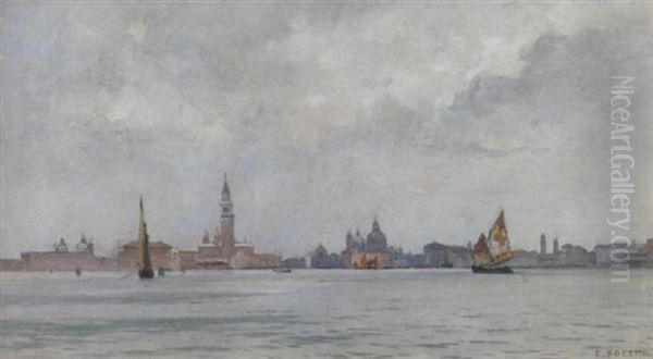 Venedig Oil Painting by Francois-Louis-David Bocion