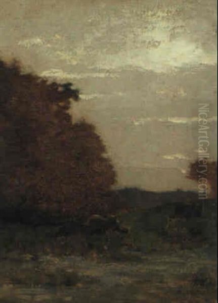 Paysage D'automne Oil Painting by Francois-Louis-David Bocion