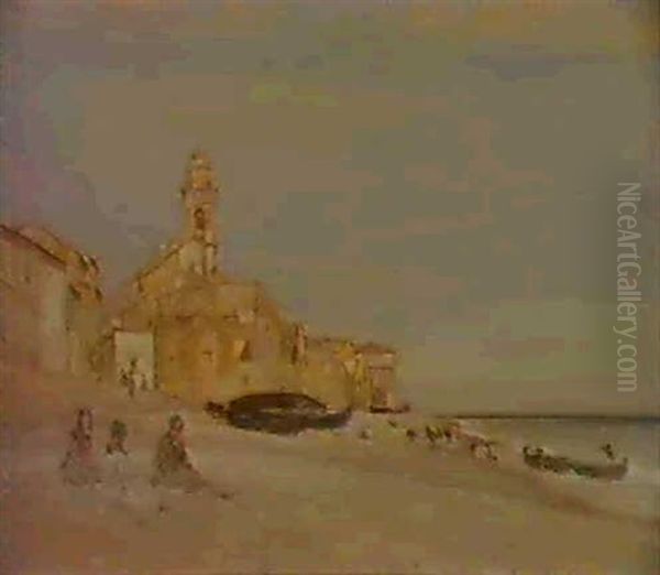 San Stefano Oil Painting by Francois-Louis-David Bocion