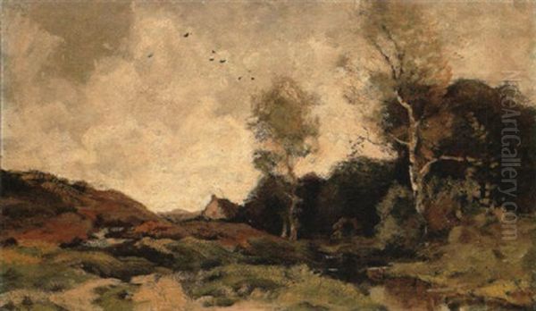 Landscape Oil Painting by Theophile De Bock