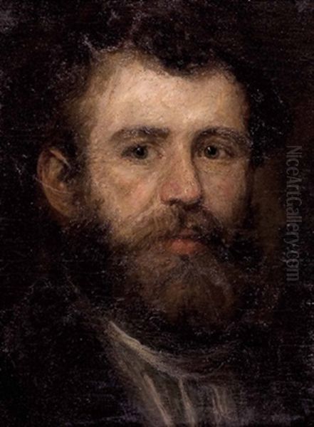 Portrait Wohl Eines Malers (bocklin?) Oil Painting by Arnold Boecklin