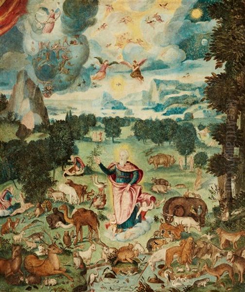 God Creating The Earth by Hans Bocksberger the Elder