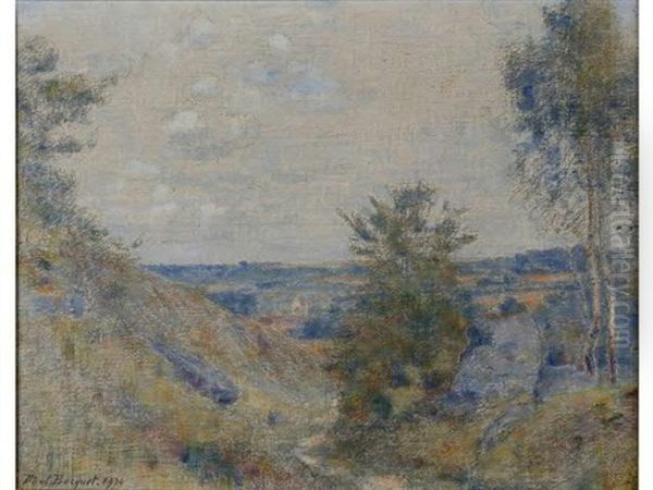 Sentier De La Galoppe A Coeuvre (aisne) Oil Painting by Paul Bocquet