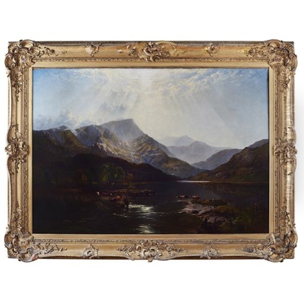 Snowdonia Oil Painting by Henry John Boddington