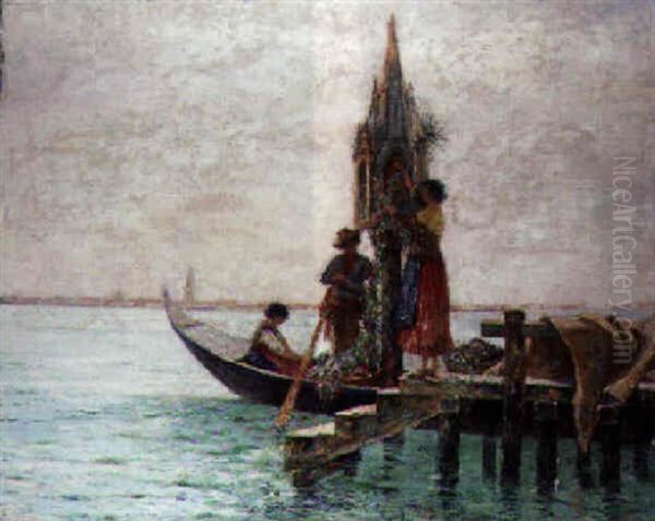 On The Laguna by Julius Bodenstein