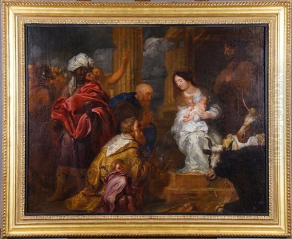 L'adoration Des Mages Oil Painting by Jan Boeckhorst