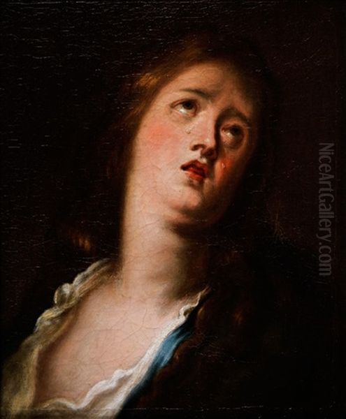 Maria Magdalena In Busse Oil Painting by Jan Boeckhorst