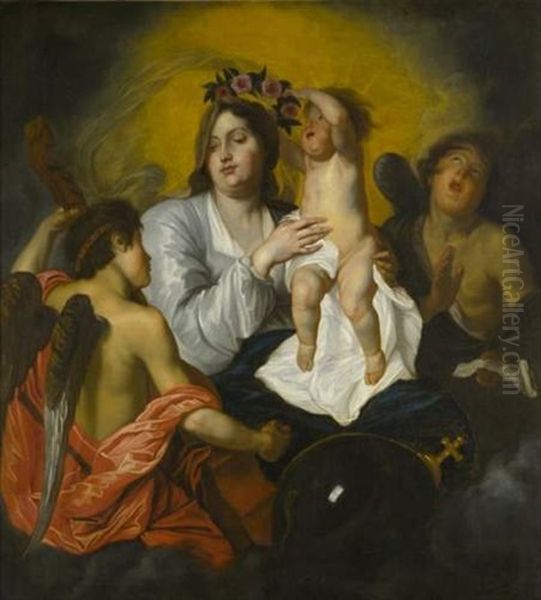 Le Couronnement De La Vierge Oil Painting by Jan Boeckhorst