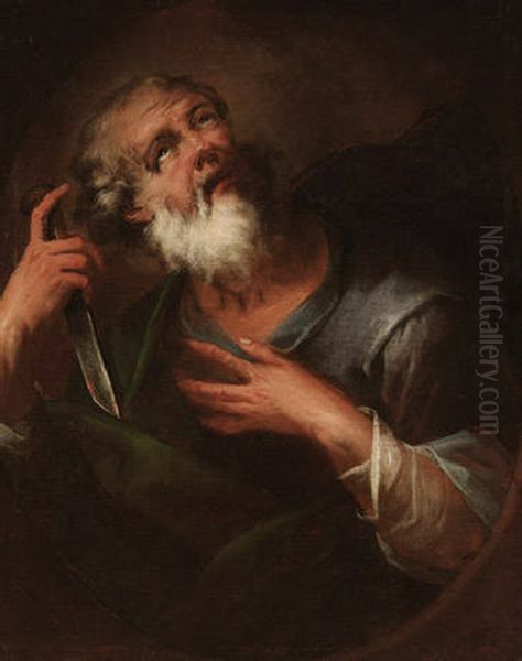 Abraham Mit Dem Messer Oil Painting by Jan Boeckhorst