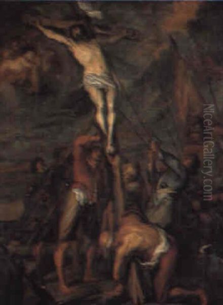 The Crucifixion Oil Painting by Jan Boeckhorst