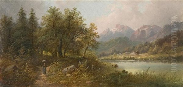 Landschaft Im Ober-engadin by Eduard Boehm