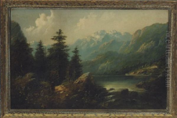 Partie Aus Baicin Oil Painting by Eduard Boehm