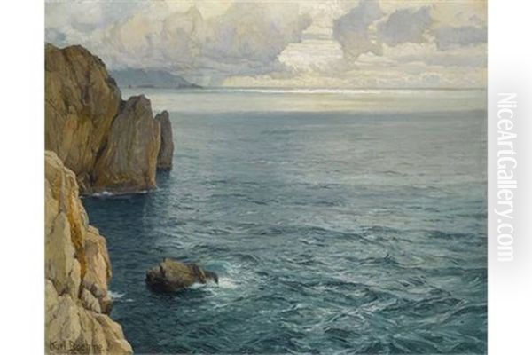 Morgenstimmung Auf Capri Oil Painting by Karl Theodor Boehme