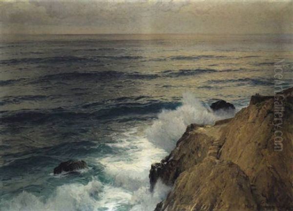 Nach Dem Sturm Oil Painting by Karl Theodor Boehme