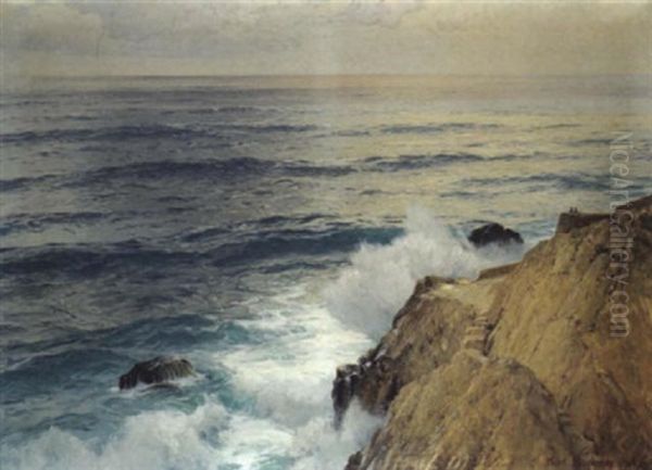 Nach Dem Sturm Oil Painting by Karl Theodor Boehme