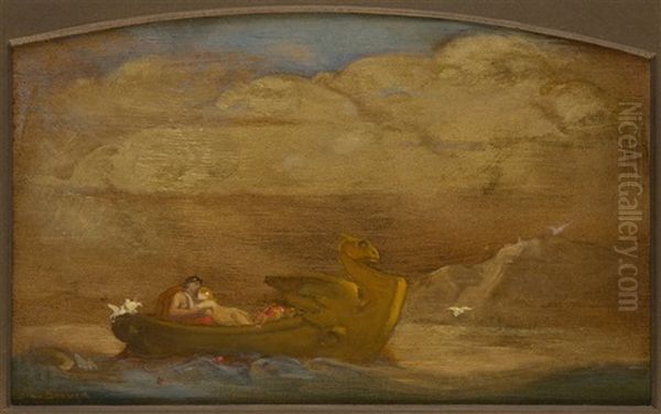 Fleuve D'oubli Oil Painting by Jan Frans De Boever