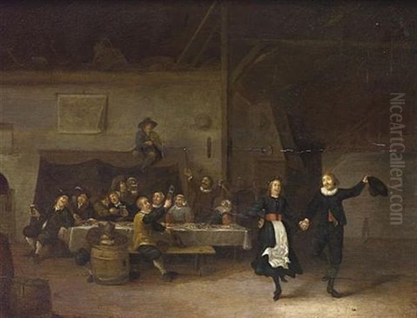 The Wedding Dance Oil Painting by Hendrik Hendricksz Bogaert