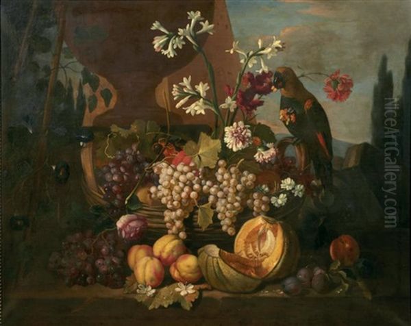 Nature Morte Oil Painting by Jakob Bogdani