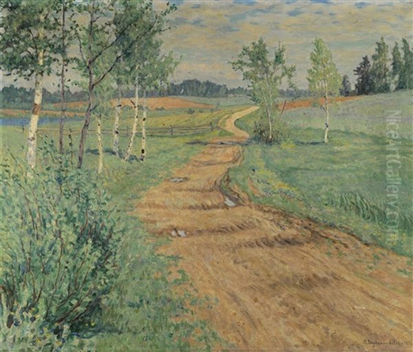 Country Path by Nikolai Petrovich Bogdanov-Bel'sky