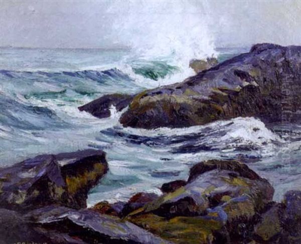 Monhegan Island Surf by Abraham Jacob Bogdanove