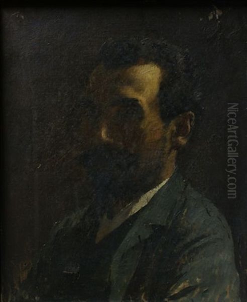 Portrait Of A Man by Emilio Boggio