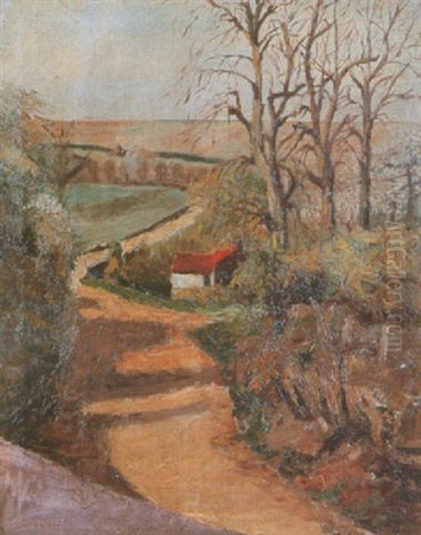 Paysage De L'oise Oil Painting by Emilio Boggio